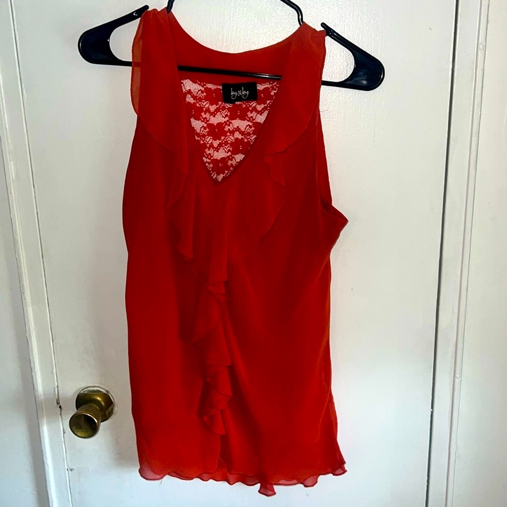 By & By size Large burnt orange blouse